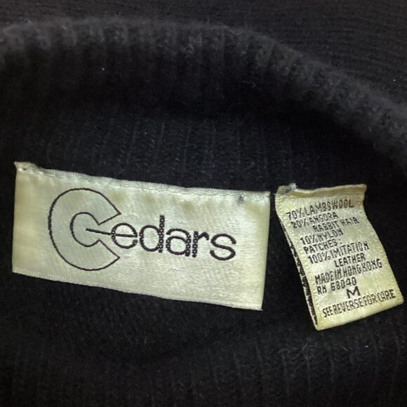 Vintage Cedars Lambswool & Angora‎ Equestrian Sweater w/ Buckles Size Medium - Picture 6 of 7